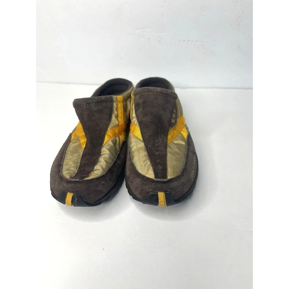 Y2K Vintage Ralph Lauren Polo Sport Mule Slip On Sneaker X-67 Brown Size 7‎